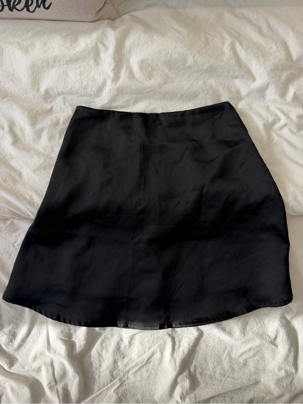 Black Women's A-Line Mini Skirt